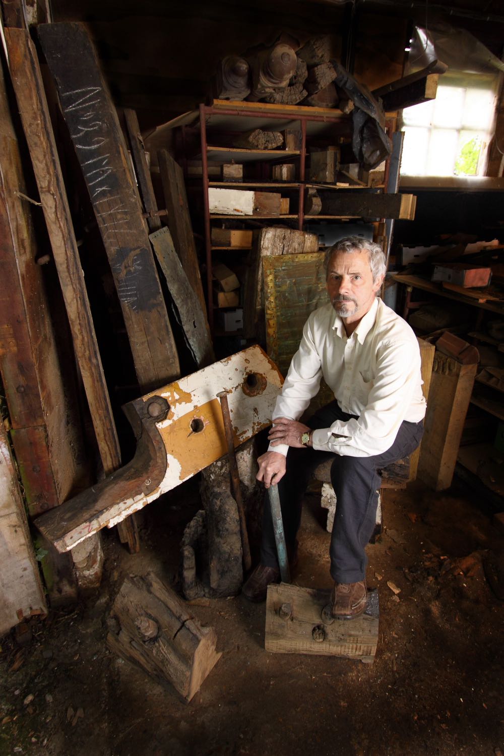 David Roger Burton at work